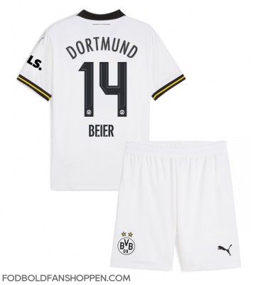 Borussia Dortmund Maximilian Beier #14 Tredjetrøje Børn 2024-25 Kortærmet (+ Korte bukser)